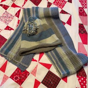 Handmade scarf/hat set